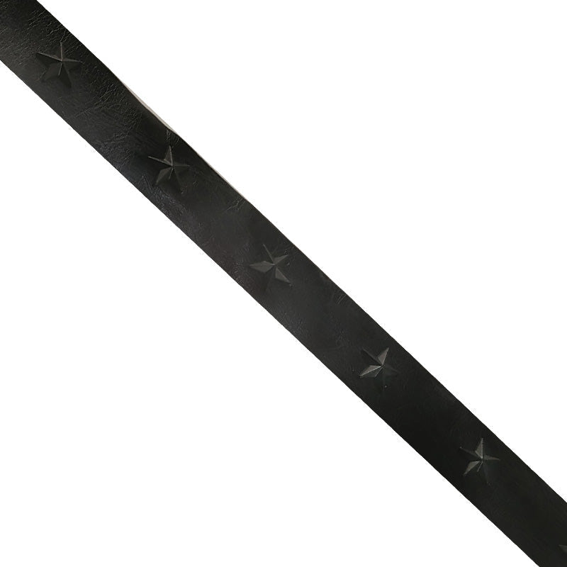 Star studded Faux Leather Trim 3/4"