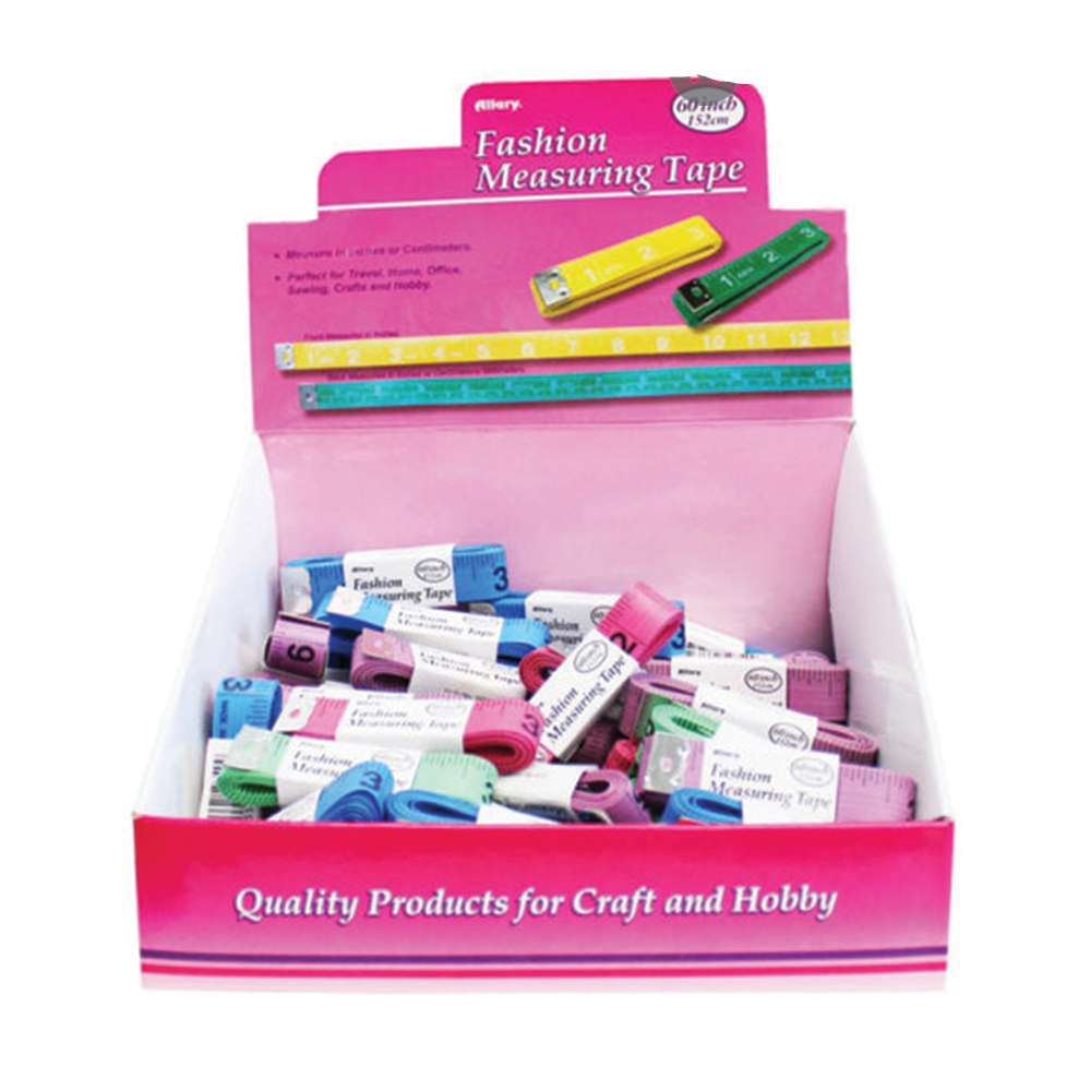 Allary Measuring Tape 60 Inch Multiple Colors