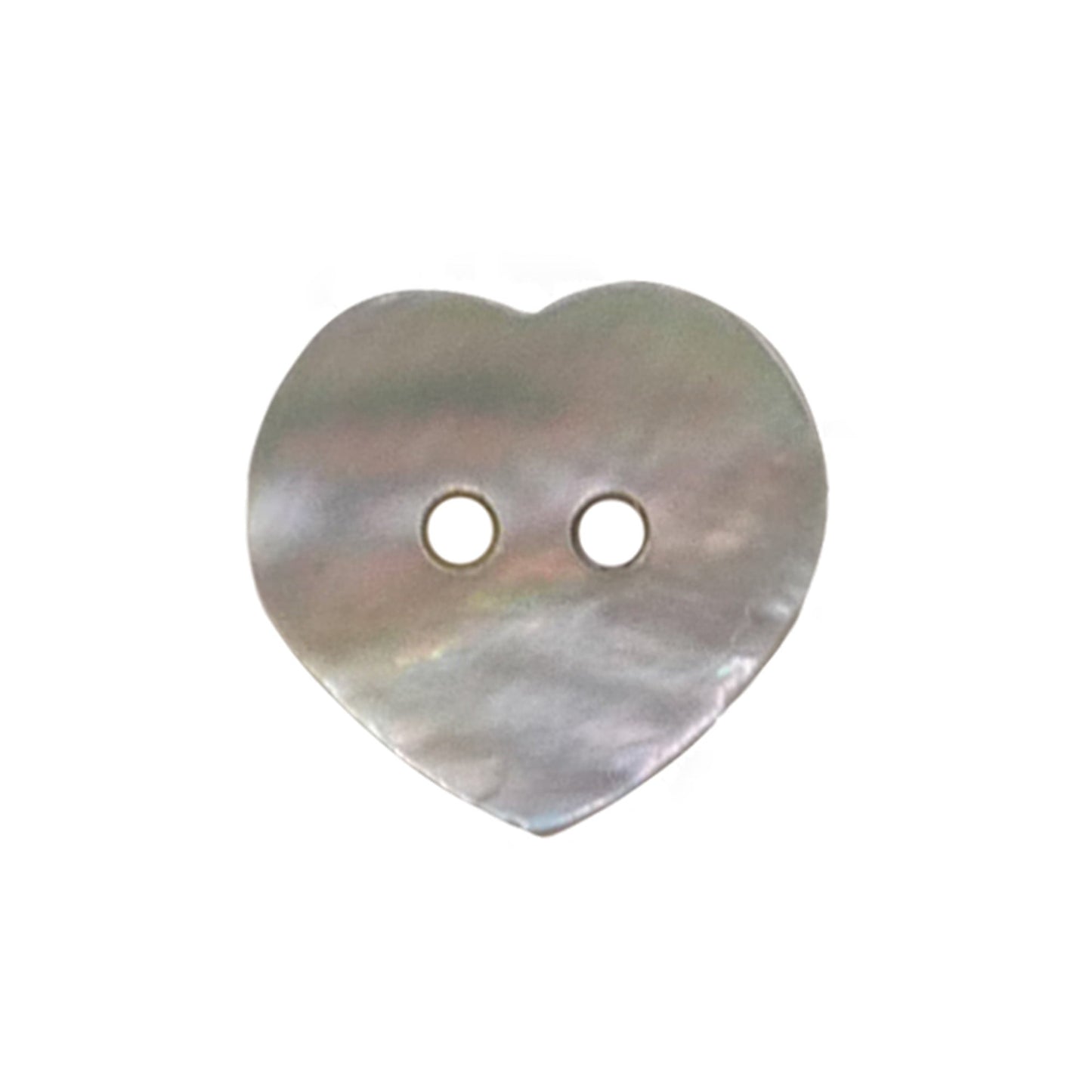 Heart Shape 2 Hole Genuine Mother of Pearl & Shell Button