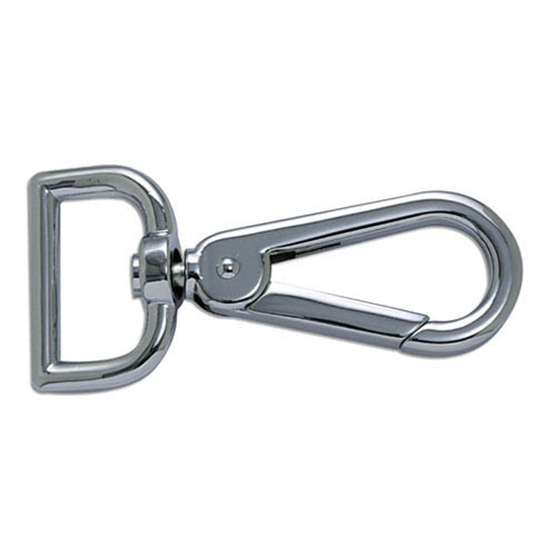 1 Inch Push Gate Swiveling Snap Nickel