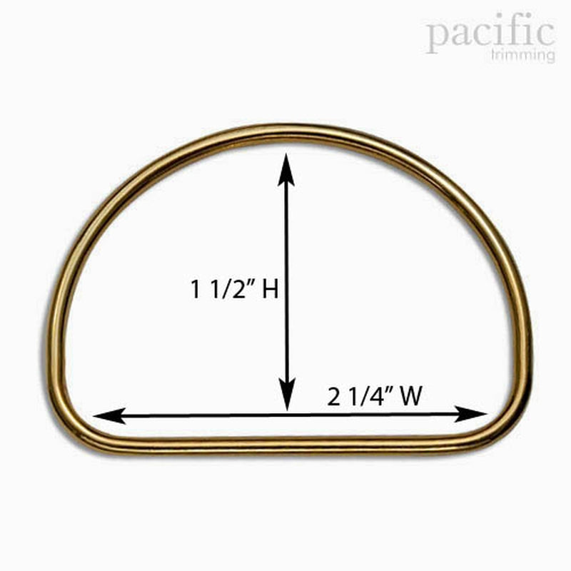 2.25 inch Metal D Ring C Style Gold