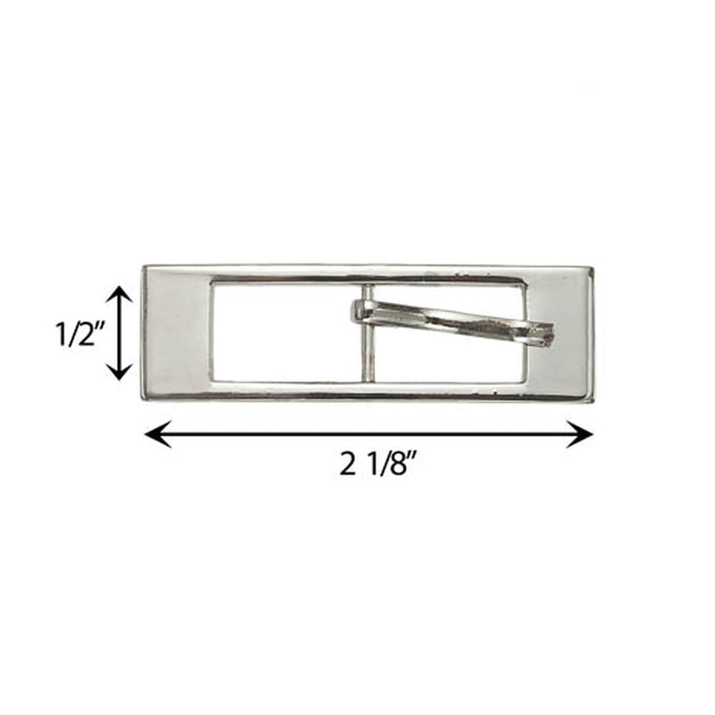 0.5 Inch Shoes Buckle Nickel