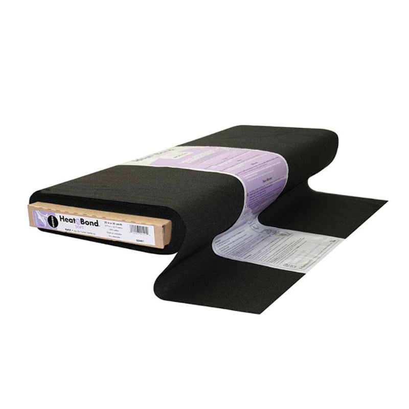 HeatnBond Soft Woven Fusible Interfacing 22" Black