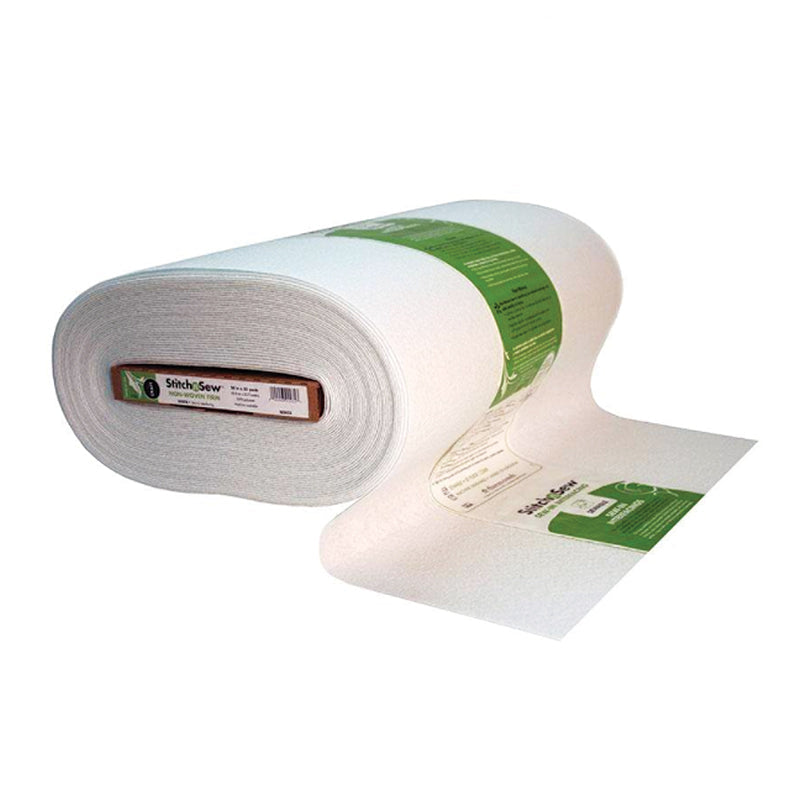 StitchnSew Craft Firm Non Woven Sew In Interfacing 20" White