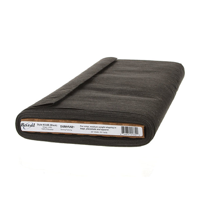 Bosal Dura Fuse Non Woven Medium Fusible Stabilizer 20" Black #334B