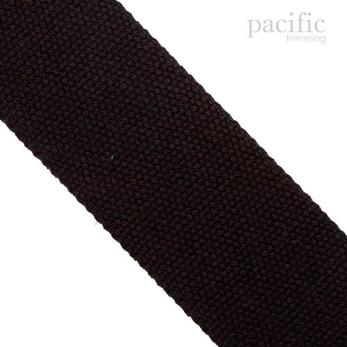 2 Inch Cotton Webbing Black