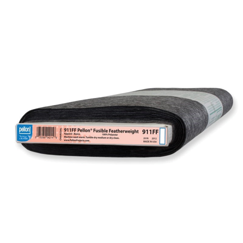 Pellon Fusible Featherweight Interfacing 20" Charcoal