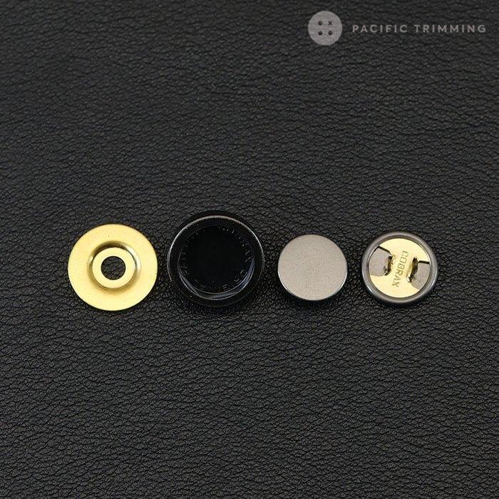 Cobrax Zero Invisible Snap Fastener Button Gunmetal