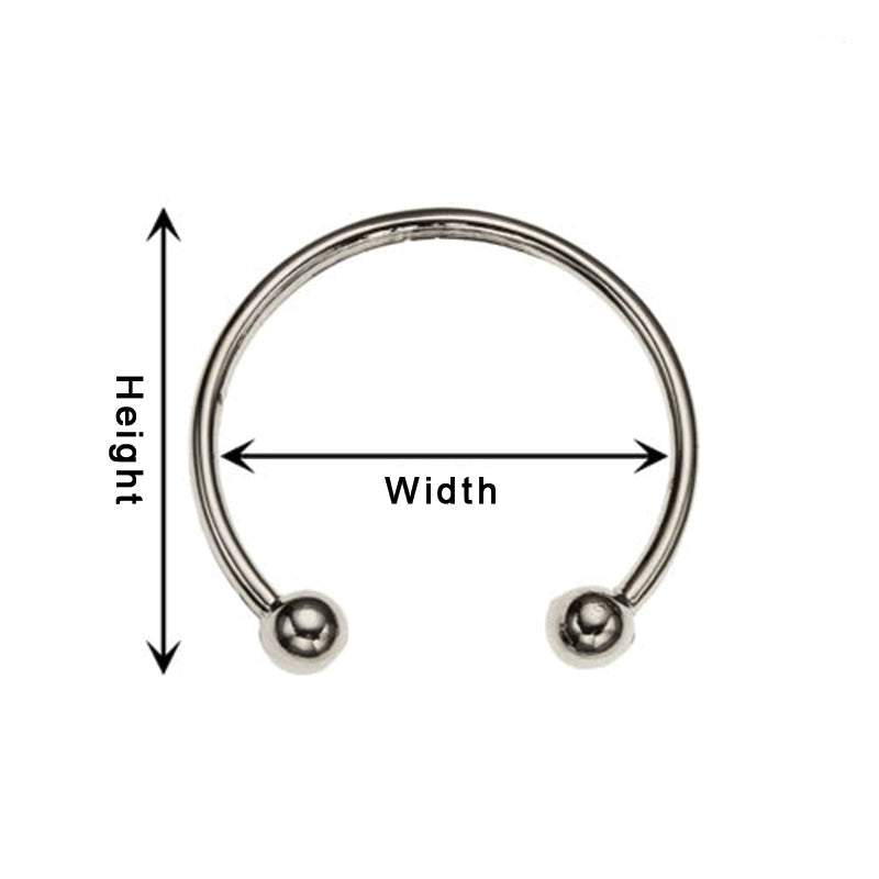 Metal Ball Horseshoe Shape Metal Accessories - Pacific Trimming