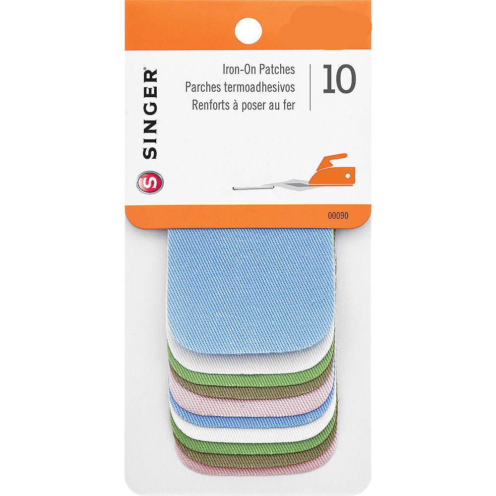 Singer Iron-On Patches Light Twill