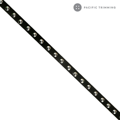 5mm Studded Faux Suede Trim