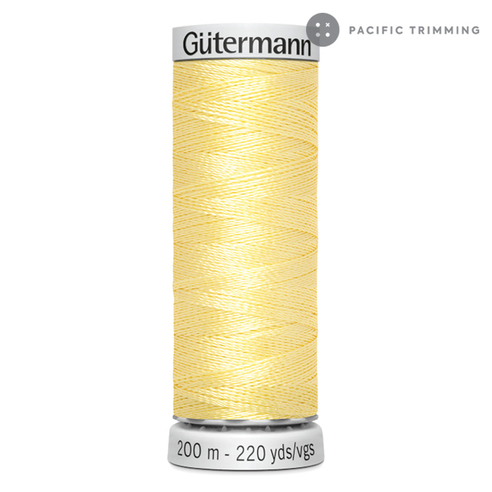 Gutermann Dekor Rayon Machine Embroidery 200M Colors #1000 to #2065