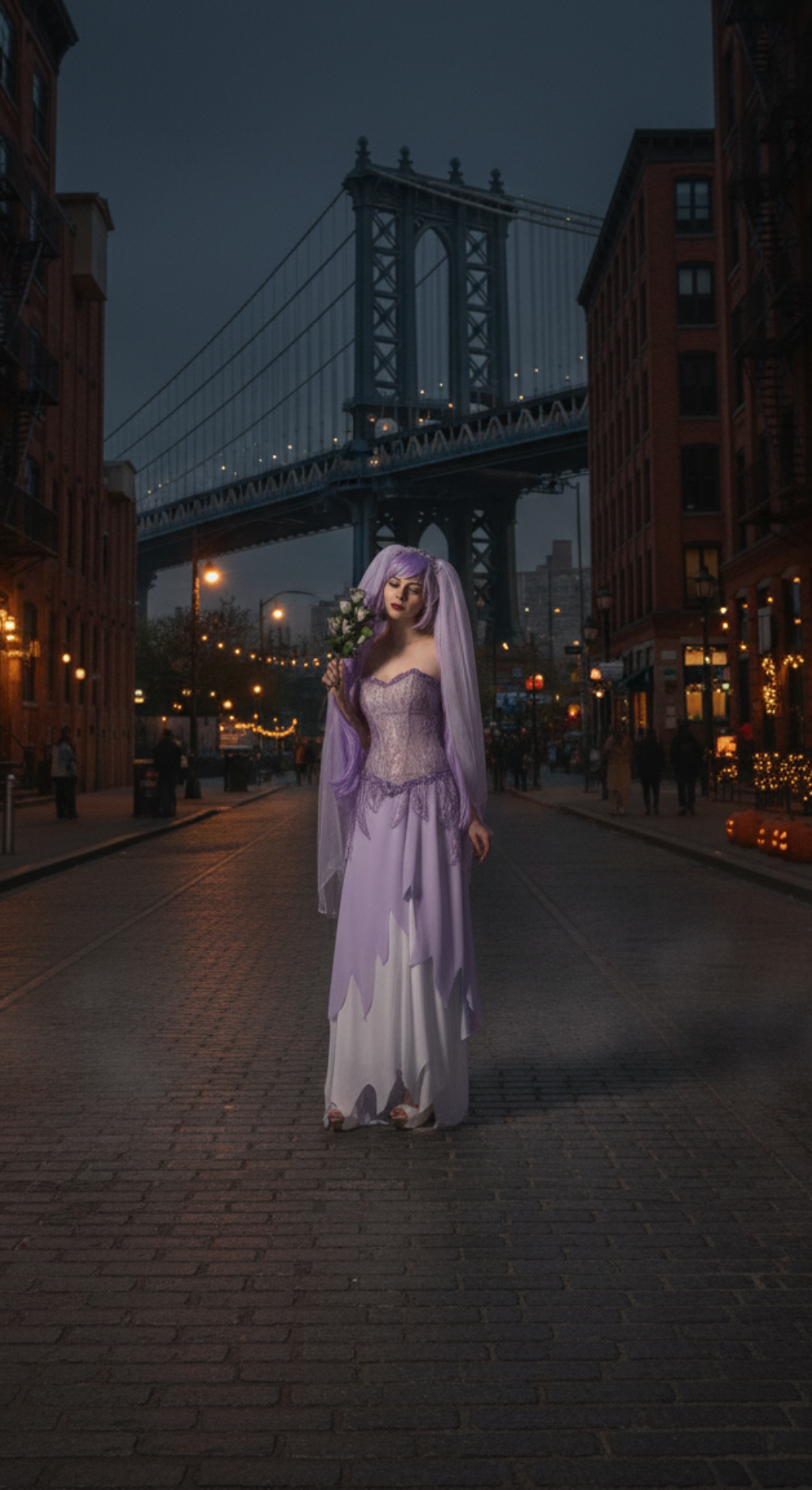 [*Halloween Clearacne Sale*] Elegant Purple Ghost Bride Costume