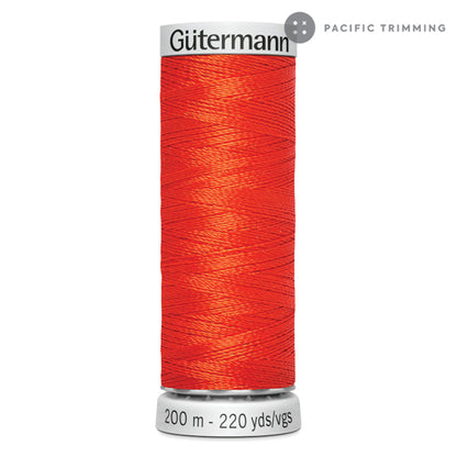 Gutermann Dekor Rayon Machine Embroidery 200M Colors #2100 to #4466