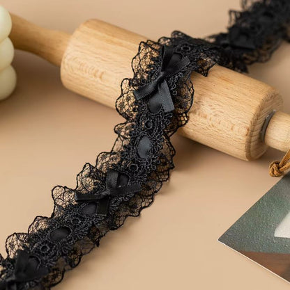 4cm Colorful Embroidered Lace Ribbon