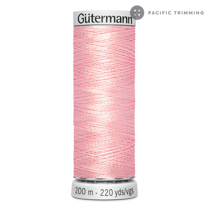 Gutermann Dekor Rayon Machine Embroidery 200M Colors #4500 to #5260