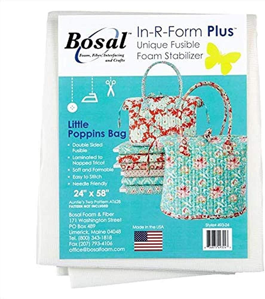 Bosal "Little Poppins Bag" Double Sided Fusible In-R-Form 24" x 58" #493-24
