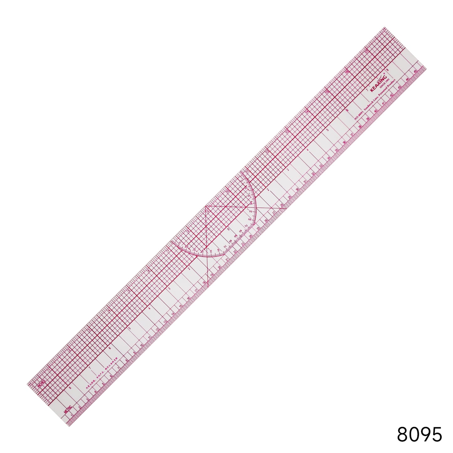 Kearing Plastic Pattern Grading Ruler 45cm & 18”