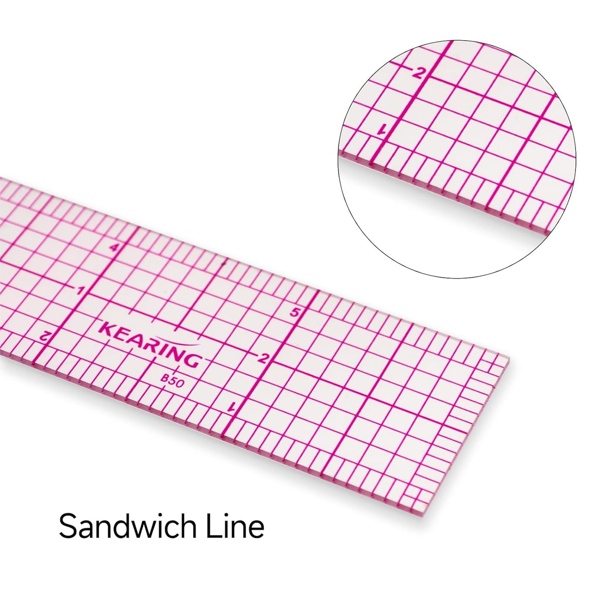 Kearing Pattern Making Ruler – Multiple Sizes