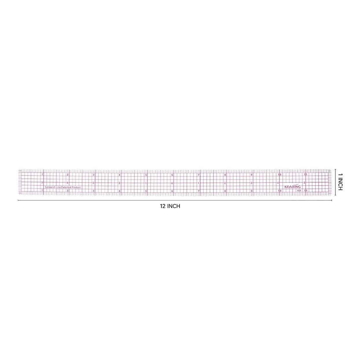 Kearing Pattern Making Ruler – Multiple Sizes