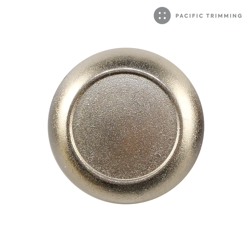 Flat Silver Shank Button