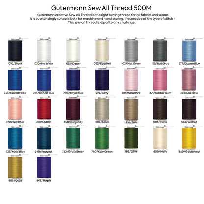 Gutermann Sew All Thread 500M 41 Colors