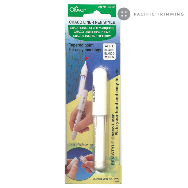 Clover Chaco Liner Pen Style (White)