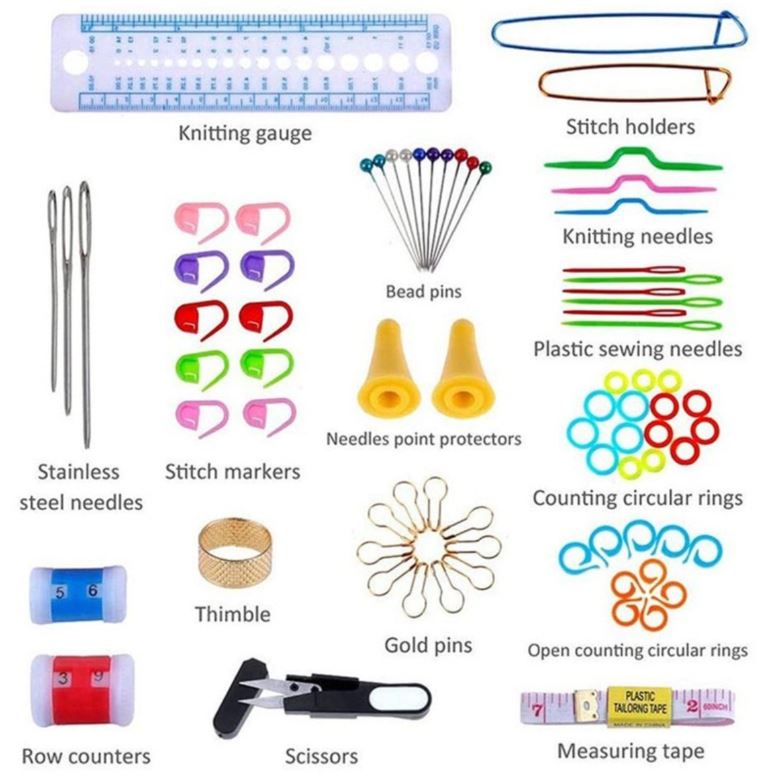 Crochet Hook Craft Kit – Complete DIY Yarn & Knitting Tool Set