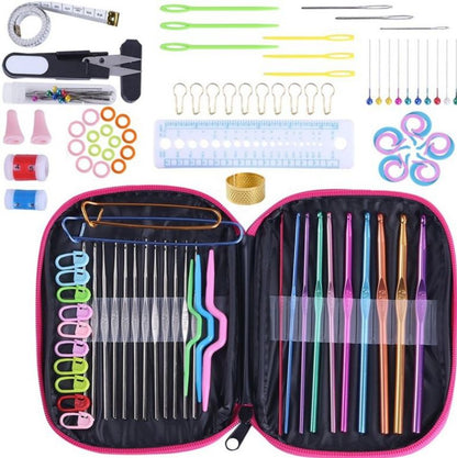 Crochet Hook Craft Kit – Complete DIY Yarn & Knitting Tool Set