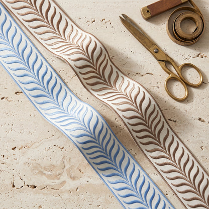 Jacquard Trim with Herringbone Shape