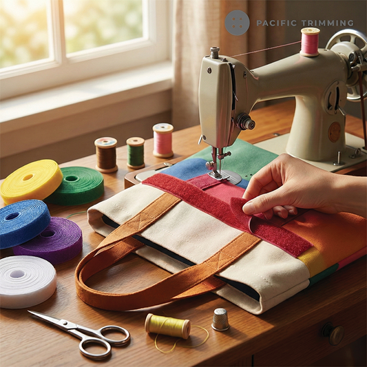 3/4" Premium Quality Velcro Sew on Hook and Loop Fastener Tape Multiple Colors