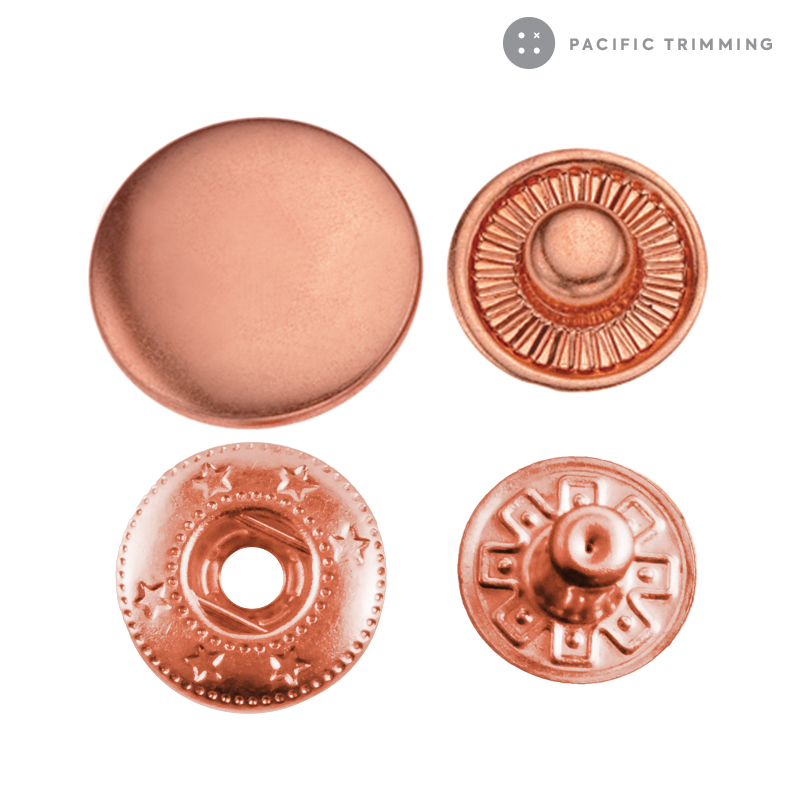 Premium Quality Standard Spring Snap Fastener Copper