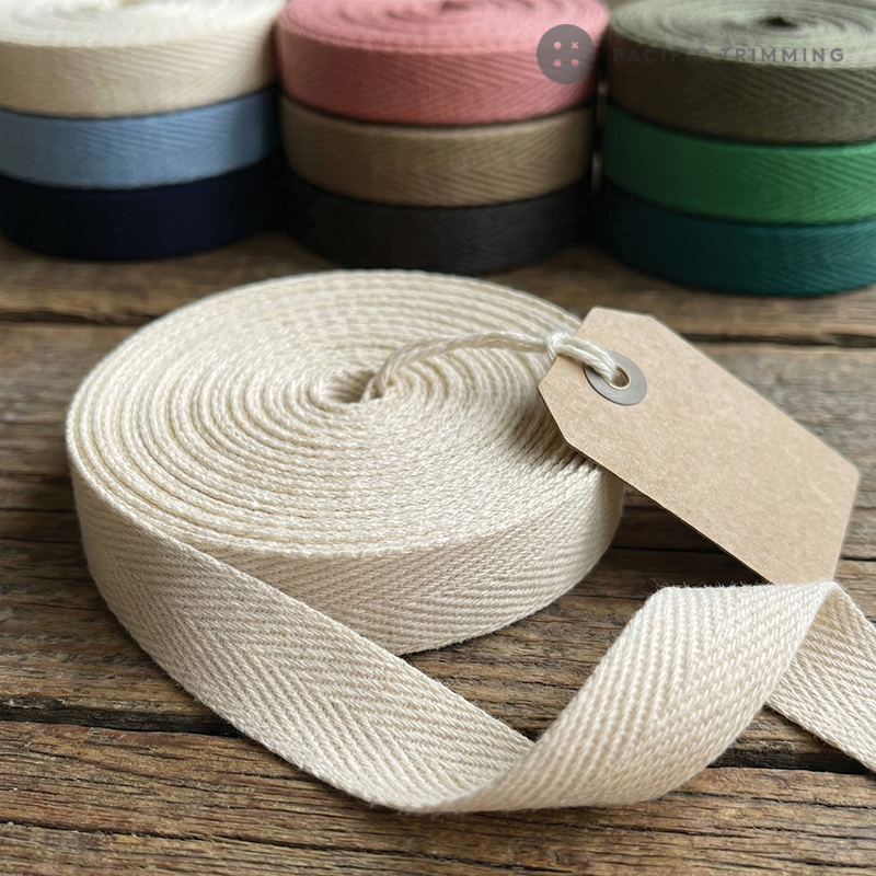 1 Inch Cotton Herringbone Twill Tape