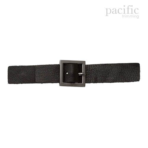 4.5 Inch Leather Closure Black/Gunmetal