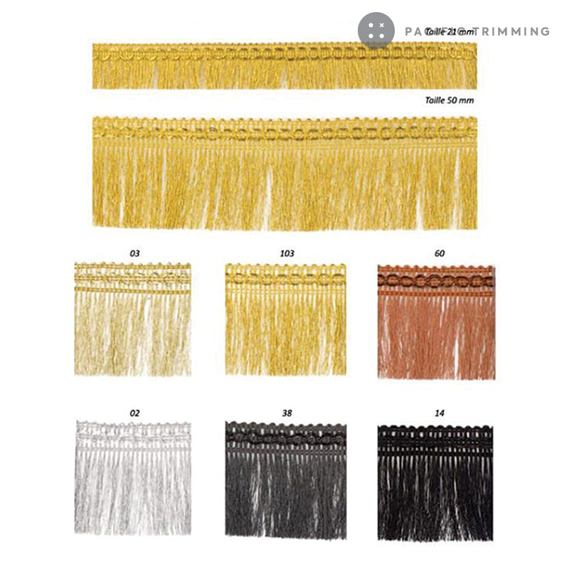 Premium Quality Braided Metallic Fringe Trim