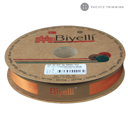 Biyelli 3/4" Satin Bias Tape #14 Light Orange - Pacific Trimming