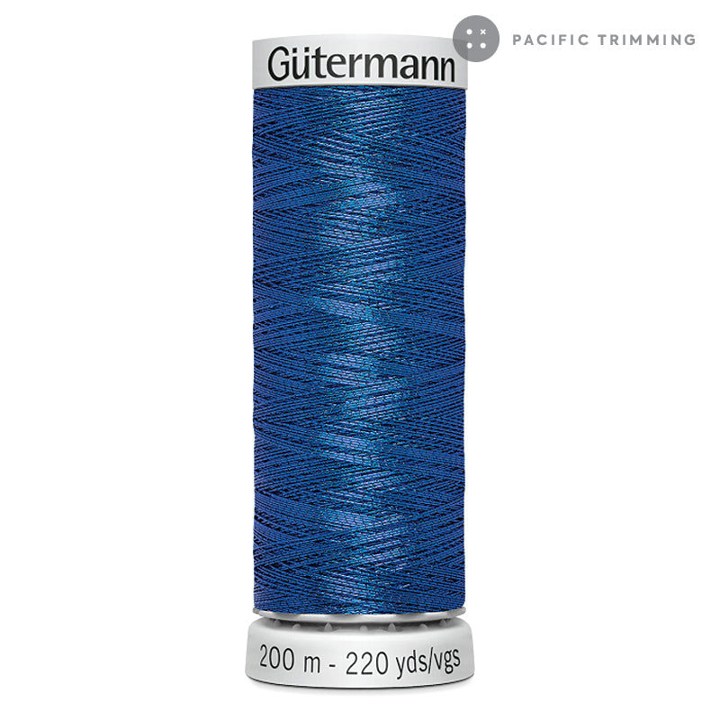 Gutermann Dekor Metallic Embroidery Thread 200M 29 Colors