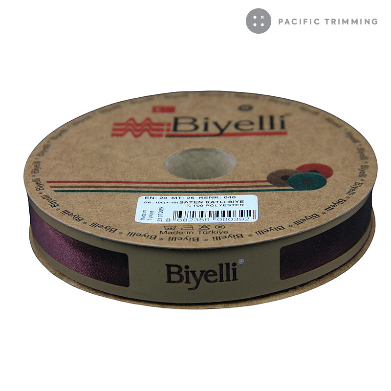 Biyelli 3/4" Satin Bias Tape #40 - Pacific Trimming