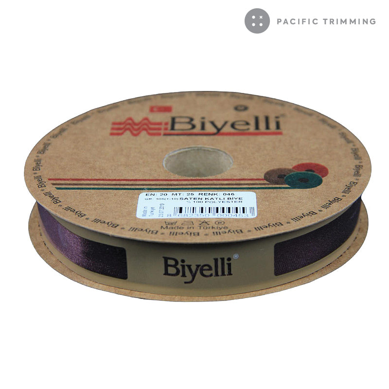 Biyelli 3/4" Satin Bias Tape #46 - Pacific Trimming