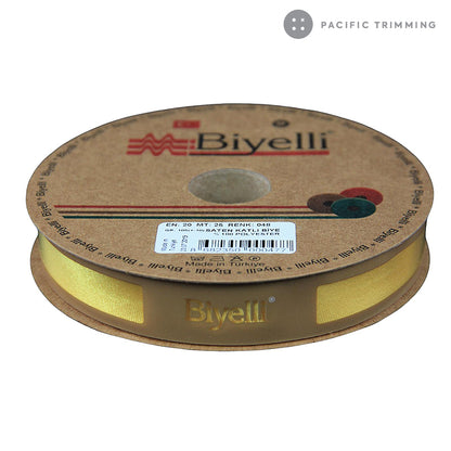 Biyelli 3/4" Satin Bias Tape #48 Yellow - Pacific Trimming