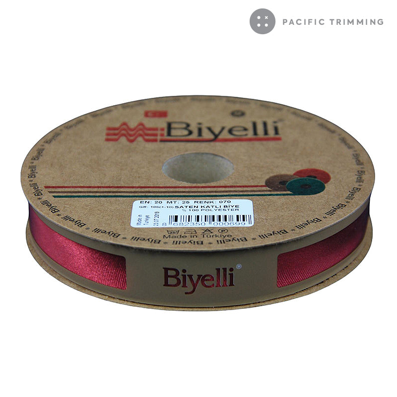 Biyelli 3/4" Satin Bias Tape #70 - Pacific Trimming