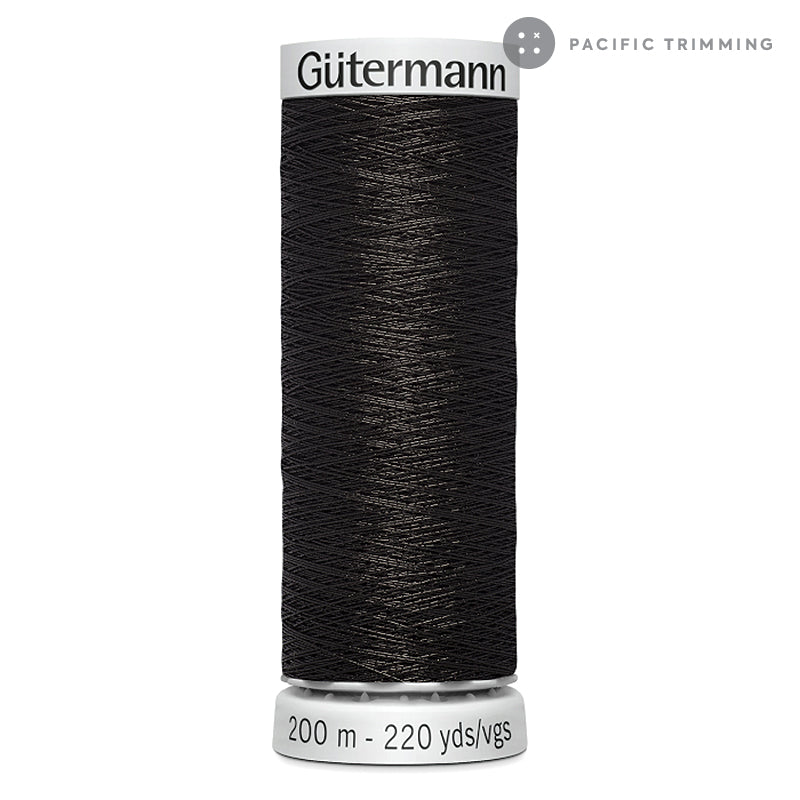 Gutermann Dekor Metallic Embroidery Thread 200M 29 Colors