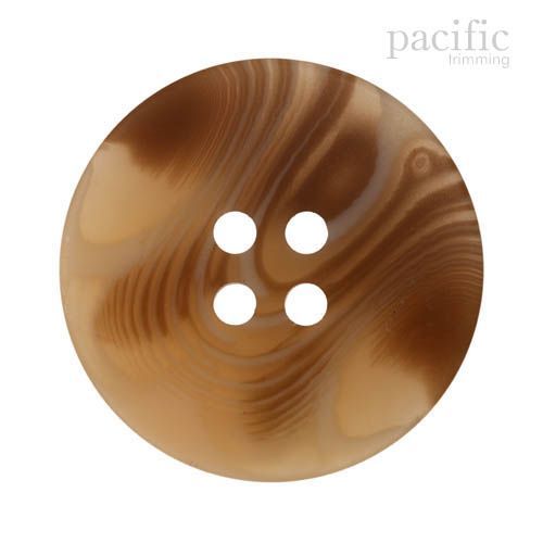 Marble 4 Hole Polyester Shirt Jacket Coat Button 120853BA Beige