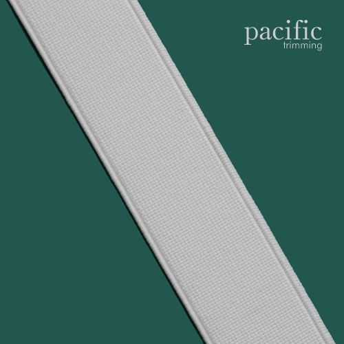 Hard Flat Band Elastic White 2 Sizes