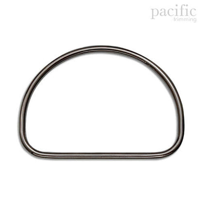 Metal D Ring C Style Gunmetal 3 sizes