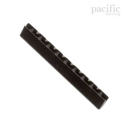 Metal Teeth Crimp Clasp 170381 Multiple Colors and Sizes