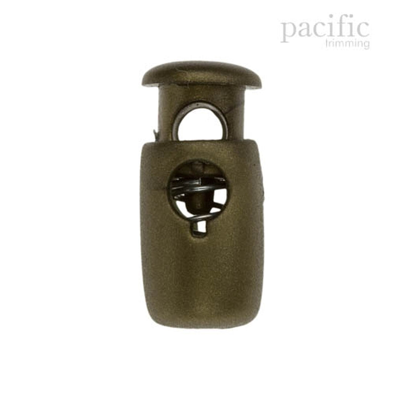 3mm Plastic Cord Lock Antique Brass 