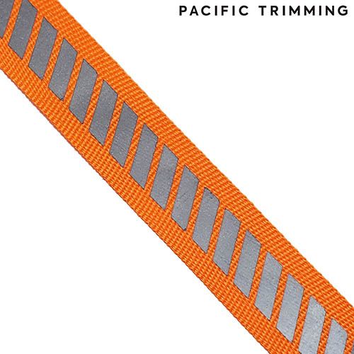 0.75 Inch Neon Light Reflective Tape Orange