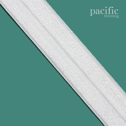 3/4" Satin Fold Over Elastic Multiple Colors