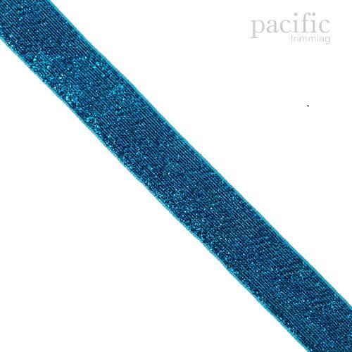 Metallic Velvet Ribbon 4 Sizes Aqua